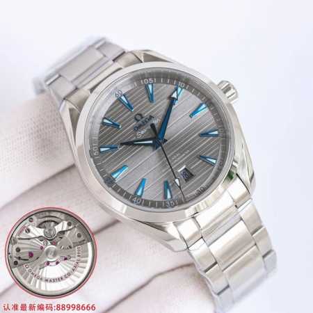Sj出品 胶带款 钢带款 Oms 欧米茄 Omega 海马系列 150 Lx2 强势来袭，采用独家专用8500黑色摆轮机芯，摆幅28800，双卜双面镀蓝蓝宝石玻 - 点击图像关闭