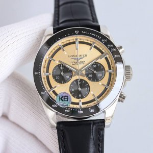 2210【新品】浪琴 Longines-浪琴康卡斯悦动凭借其独特的设计，实用的功能和舒适的佩戴体验，成为了一款备受推崇的精品时计。 1字面是独特的“熊猫眼”主要