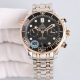 欧米茄 Omega Ot全新海马300米44Mm计时腕表 Tvs Factory1-1独家自主研发9900机芯功能与原装一致，双T黑摆轮机芯。3点位表盘为12小