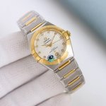 光 钻 第五代欧米茄星座 29Mm 完美之作！原装拆解，全方位同步官方！更细致入微的美学设计和更人性化细节！搭载8700同轴机芯 极其稳定 具备更高的精准度和避