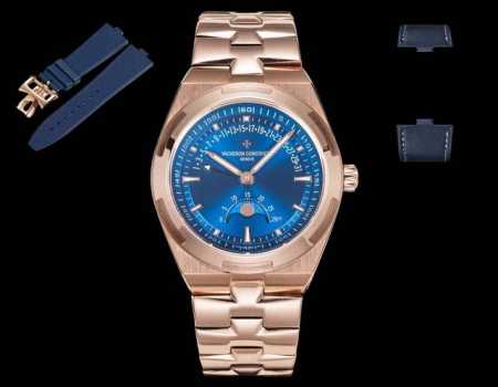 到货！新品 江诗丹顿 Vc Vacheron Constantin 经典之美品鉴江诗丹顿 纵横四海系列 众横四海系列 逆跳日历款腕表 型号4000V210A-B - 点击图像关闭