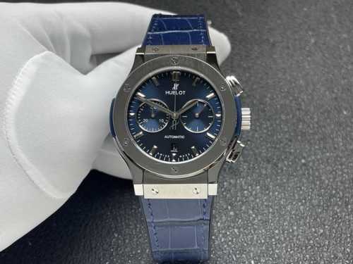 宇舶Hublot恒宝表经典融合Classic Fusion系列，直径45Mm，表壳316L精钢，耐磨蓝宝石玻璃，施华洛世奇钻石镶嵌，进口搭载进口7750多巧能计