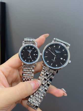白皮 .金 .钢20 七夕新款浪琴-LONGINES 情侣对表 原装进口石英机芯 316L精钢表壳 直径男39mm女29mm 厚8mm如果今天的阳光停止了它耀眼 - 点击图像关闭