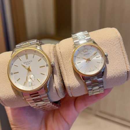 金 男款白 金 新款首创原工厂，探索2025早期古董g-Timeless宝石系列。表径29Mm，表盘装饰调内的互扣式低g和gucci字母标记，诠释时代型格。不染 - 点击图像关闭