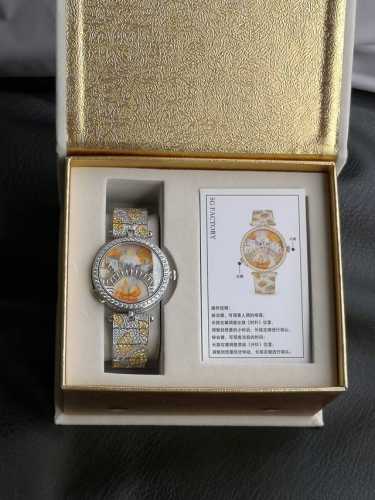vca梵克雅宝 四季情人桥腕表 Van Cleef&Arpels诗意复杂能功系列：恋人之桥最浪的漫手表 瑞定士做石英机芯升级最新版 蓝宝石玻璃镜升面级：表直壳径