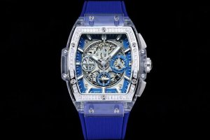 恒宝Hublot 宇舶表年度最佳复刻作品 宇舶Big Bang灵魂系列641.Jx.0120.Rt“全透明腕表” 精彩细节 1.还原正品表盘后龙飞凤舞的镂空布局