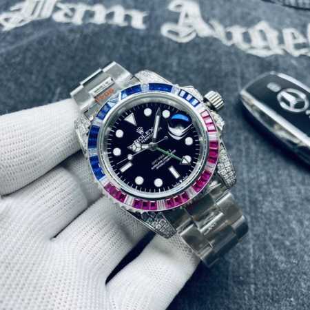 金+20 :品牌:劳力士 Rolex Gmt-Master Ii :格林尼治Gmt系列 机芯顶级进口机械机芯 镜面:超耐磨顶级进口矿物质玻璃 表带:316精钢三 - 点击图像关闭