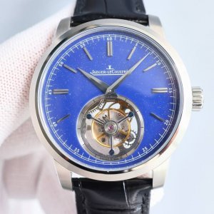 真陀飞轮 金白同价 积家master Ultra Thin Tourbillon陀飞轮大师系列腕表的设计灵感源自制表领域中最辉煌的时代 太子妃式指针散发经典传统