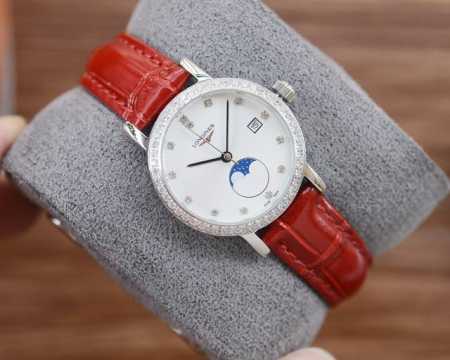 FFF～金 钢带+20钻+30 2024年 最新品 七夕节最佳礼品Longines浪琴官方博雅系列情侣腕表 见证爱的奇迹时刻时尚潮流男女腕表，采用进口日本机芯， - 点击图像关闭