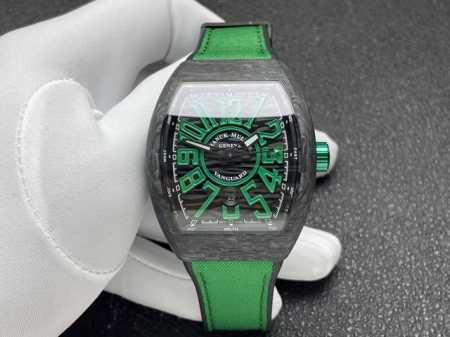 Abf最新品 Franck Muller 法穆兰 Vanguard V45 碳纤维 25周年特别纪念限量款 彰显无畏突破的精神 结合更富科技时尚感的像素元素 呈 - 点击图像关闭