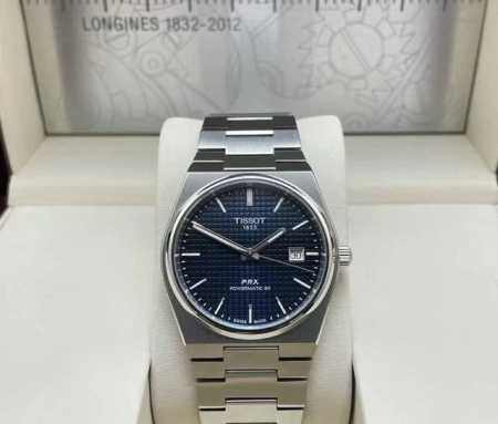 Tisson 天梭超级玩家系列，自动机械表，男女均可，蓝色盘面，日期显示，40Mm表径，上手超级年轻帅气，减龄款，24年保卡，公价￥p7540，成色完美，现货好 - 点击图像关闭