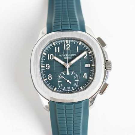 Mma- 百达翡丽 Rb2 Aquanaut系列，手雷系列 腕表型号：5968A-001 尺寸42.2Mm 毫米不锈钢表壳 计时指针、精确至四分之一秒的外缘轨道 - 点击图像关闭