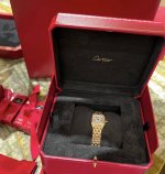 金金小猎豹太好看啦[哇R]！看着很小巧我以为它很轻..其实上手沉甸甸的。表链的设计很贴肤在灯光下金光闪闪真嘟很像。我最后选的是小号款，中号太大不灵动了小号又有点