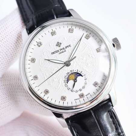Tw 出品 白壳 金壳 Tw Factory 新品墙裂推荐，Pp 百达翡丽 Lz2 Patek Philippe 最新款 男士腕表！全新复杂日月星辰多功能腕表， - 点击图像关闭