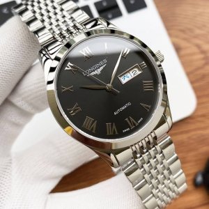 实物拍摄 品牌：浪琴-Longines 类型：男士腕表 表壳：316精钢 做工优质 表带：进口小牛皮 316精钢 两种可选 机芯：日本原装进口精工全自动机械机芯