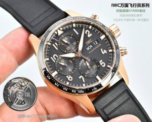 统一价： Jp 爆炸万国Iwc新款赛车飞行员 飞行员系列高性能计时腕表，41毫米的表径，完美适配陶瓷测速圈。 Jp 机芯采用Asia7750透底复刻万国的693