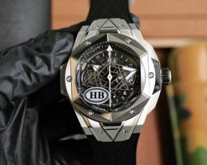 光壳 钻壳1650，Hublot 宇舶 Hb厂V3版本认准细节 全新Big Bang Sang Bleu Ii 刺青二代 Hb厂 重生版 最新升级V3版本，到货