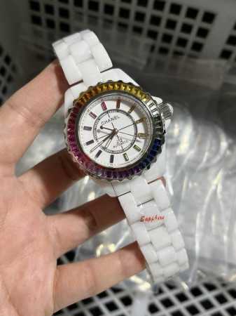 新品发布 Chanel Electro Dream系列 彩虹十二色T钻机械腕表 尺寸38Mm - 点击图像关闭