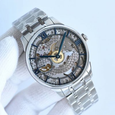 Factory 原单品质 天梭 Tissot Lm1 1853杜鲁尔镂空系列腕表 帝王品质，时间诠释一切 两针半 搭载天梭独有的手动上弦机芯 九点位秒针 拱形抗
