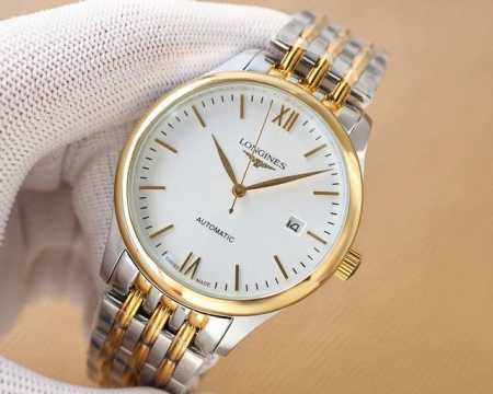 白 -金 钢带+20 浪琴-Longines 精品男士腕表尊贵大气 绅士风范 卓越品质 热卖全城 采用全自动机械机芯 顶级316精钢表壳 矿物质超强镜面 尺寸4 - 点击图像关闭