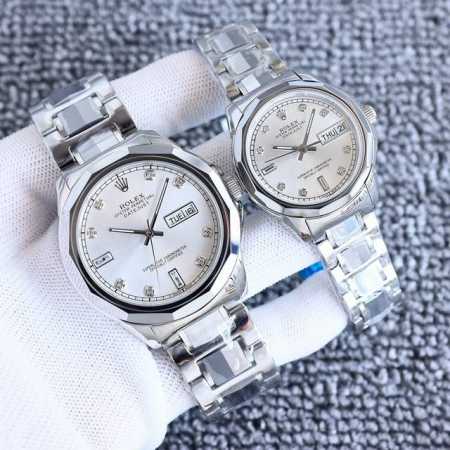 最新情侣腕表劳力士-Rolex 商务休闲男士机械腕表 进口日本原装西铁城8205 钨钢间316L精钢壳套 超级蓝宝石玻璃镜面 直径42Mm 女装32Mm 尊贵奢 - 点击图像关闭