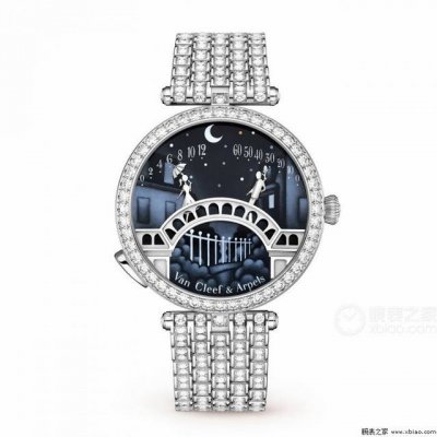 Van Eef&Arpels情人桥，外壳对版的新款式，性价比最高的版本！ 诗意复杂功能系列：恋人之桥最浪漫的手表 定制石英机芯 蓝宝石玻璃镜面 表壳直径约38M