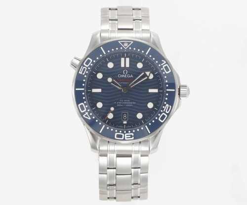 Vs厂Seamaster海马系列海洋宇宙 米 M同轴 至臻天文台表42毫米42Mm潜水表210.30.42.20.01 1精钢拉丝表壳局部抛光处理 表圈采用黑色