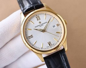 白壳 金壳 江诗丹顿最新款 男士 传袭系列版本升级版本腕表，每一个产品都是以男神标准打造的总能让你惊喜收获魅力加分，奢华时尚丝毫不减以往简雅大方！商务优选！你值