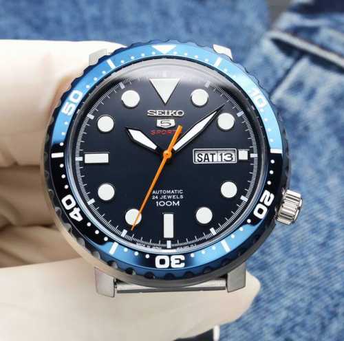 精工-Seiko，一比一复刻，各大电商平台均同步在售。 最新多功能男士腕表，超强夜光！！搭载7S36全自动精工机械机芯 机芯与正品一致 大气新颖的表盘 316精