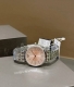 Emporio Armani阿玛尼 满天星系列 腕表 石英机芯 不锈钢表带 32Mm 粉色表盘 女表 30米防水