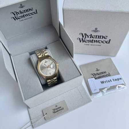 Viviennewestwood腕表 灰色表盘 石英机芯不锈钢表带 女表50米防水Vv261Gyg d表盘为沉稳灰色色表盘 搭配金色指针 精致亮眼 金色的薇薇安 - 点击图像关闭