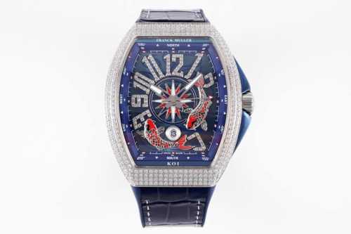 完美细节 Abf 最高品质 新款到货 Franck Muller 法兰克穆勒 Fm Vanguard Yachting V45遊艇系列 44X54 Mm1.表壳