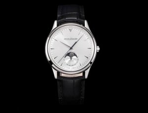 积家月相大师系列正装男表Q1368420. 表壳直径39Mm，厚度9.9Mm 月相盘 Cnc精雕成型 非贴片 相似度高达98%！ 机芯 原装开模Cal.9251