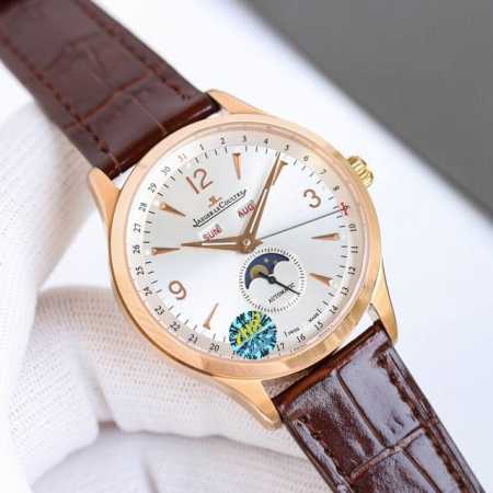 白壳 金壳 Jaeger-Lecoultre 积家 推出 Master Calendar日历大师1558420系列腕表 Factory 聘请制表师傅通过两年无数 - 点击图像关闭