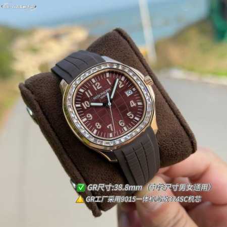 白 -金 钻+50 Gr工厂P新推出38.8Mm 百达翡丽手雷Aquanaut系列机械腕表，5167A 5168G 5167R系列腕表 独家开发定制百达翡丽Pa - 点击图像关闭