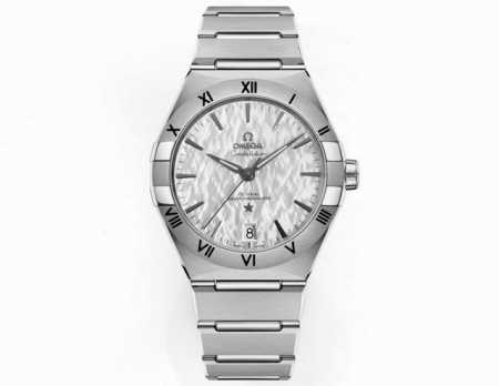 SJ出品 白钢 金钢 陨石面50 V+ Factory 重磅推出 欧米茄 OMEGA 星座系列41mm VS9 41毫米至臻天文台 第五代星座 131.30.4 - 点击图像关闭
