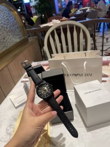 490阿玛尼机械原单品质黑武士 细节做工超级赞三码合一扫码防伪涂层..休闲商务男士的最佳选择纯原单还原无可挑剔送礼也是非常有面子的新年戴新表