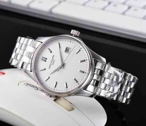 金+20 新品百达翡丽古典系列 经典之作 表壳直径40Mm 搭配进口2813机芯 超强耐磨镜面 蓝宝石镜面 机芯零返修 顶级316精钢表壳 纯真牛皮柔软表带 完