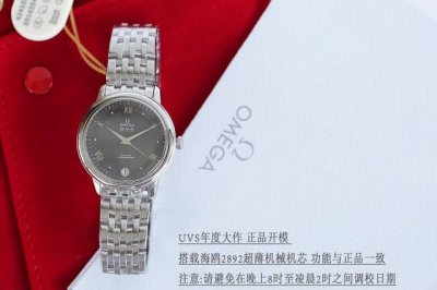 Uvs携升级版本32.7Mm蝶飞来啦！Uvs开模！欧米茄碟飞系列424.10.33.20.55 2 机芯：我有一颗海欧2892机芯，与原装2500机芯是一致的，