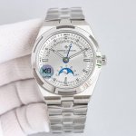 白壳 玫瑰金 胶钢同价 到货！新品vacheron Constantin 经典之美品鉴江诗丹顿众横四海逆跳日历款腕表 型号 V 210A-B911 堪称意义非凡