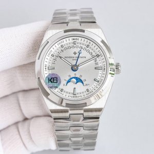 白壳 玫瑰金 胶钢同价 到货！新品vacheron Constantin 经典之美品鉴江诗丹顿众横四海逆跳日历款腕表 型号 V 210A-B911 堪称意义非凡