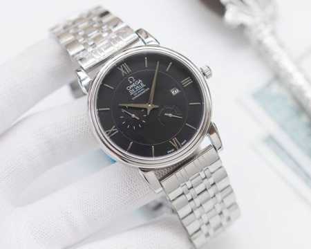 白壳 ，金壳 ，钢带20 品牌：欧米茄-Omega 类型：男士腕表 壳套：顶级版316精钢l 表带：进口小牛皮表带 316L精钢表带 机芯：全自动机械机芯 镜面 - 点击图像关闭