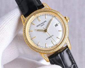 tw Factory 百达翡丽-Patek Philippe-火热新款式Ba1 新款锅盖，耗时长达8个月！超薄男士自动机械腕表，采用进口原装9015机芯，每小时