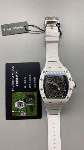 Rm055白陶瓷 钛包胶壳 Vaucher机芯 定制版 价高