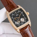 omega 欧米伽潮男潮流新品男士全满钻壕镶腕表搭载全自动8S63亚洲全自动进口机械机芯904L精钢表壳 意大利小牛皮表带超清高强度宝石镜面，品质保证 白领 坤