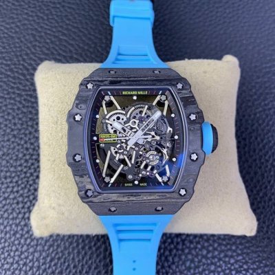 T+ Factory理查德米勒终极版本一体白宝石避震机芯 Rm35-01密底手动机械一体机芯 Rm35-02透底自动机械一体机芯 采用原装一致的Ntpt碳纤维复