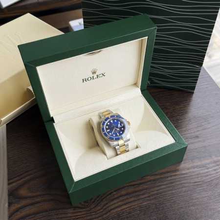 批 包金款！！ 劳力士潜航者型系列是经典腕表的典范，此款腕表黄金的高贵亮丽和不锈钢的坚固无匹合二为一，“金刚”组合使得腕表更加大气有魅力。所有的惊艳，都源自于勇 - 点击图像关闭