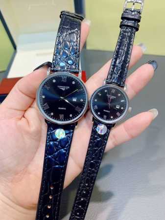 白皮 .金 .钢加20 独家实拍，认准品质细节 浪琴-Longines 情侣对表 原装进口石英机芯 316L精钢表壳 直径男40Mm女30Mm 厚8Mm如果今天 - 点击图像关闭
