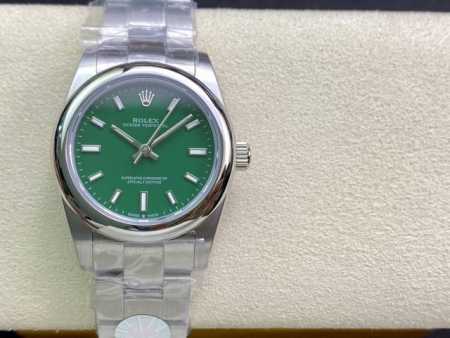 SK厂 v2版 劳力士Rolex 蚝式恒动型31mm，升级了全拉丝表带和冲压LOGO皇冠 直径 31mm 机芯 搭载全自动机械机芯 圈口 光圈 镜面 防刮蓝宝石 - 点击图像关闭
