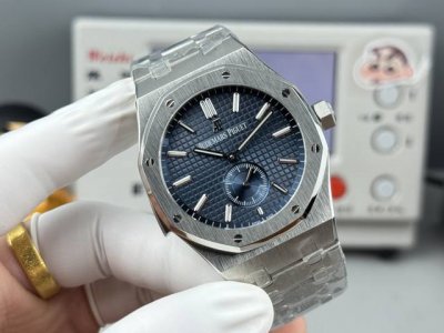 白钻 -黑壳 Ap爱彼 皇家橡树26591Ip系列男士腕表，两针半 震撼上线：后盖升级透底，采用2953升级版机芯， 成就钢表巅峰 实力演绎 卫冕“钢”王！ 5